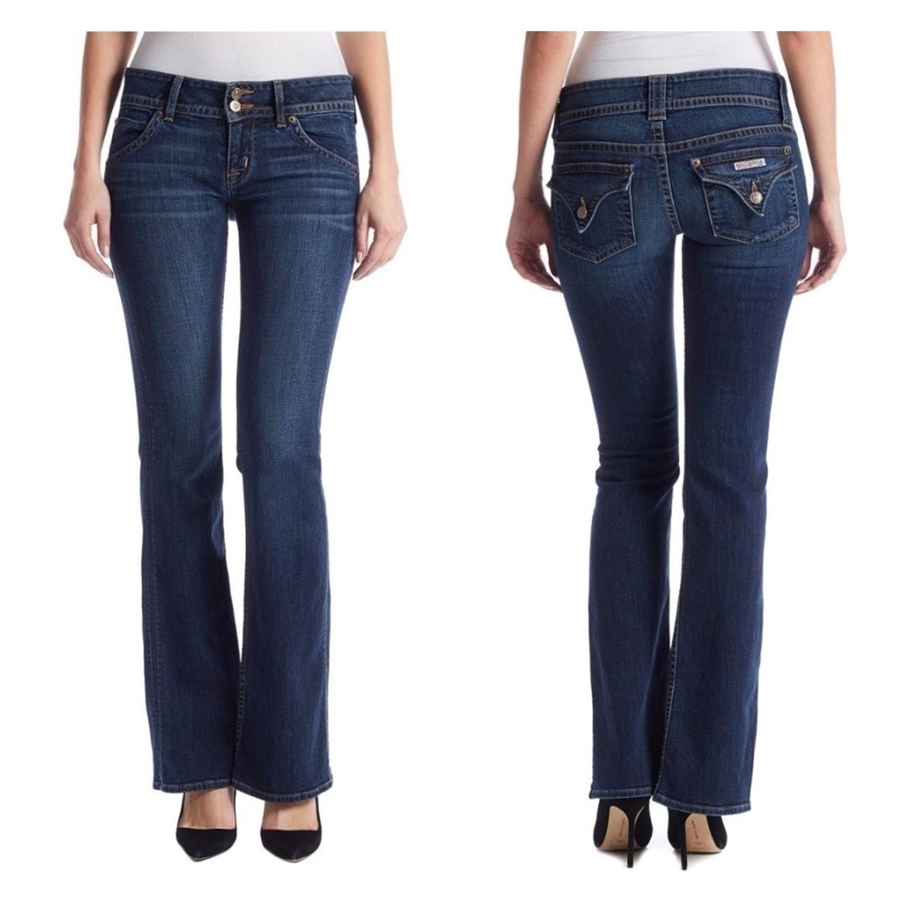 HUDSON Jeans Women's Signature Bootcut Full Coverage Flap Pocket Jeans